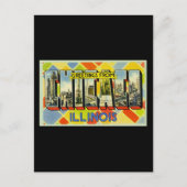 Carte Postale Salutations de Chicago Illinois (Devant)