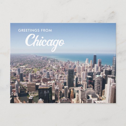 Carte Postale Salutations de Chicago Postcard (Devant)