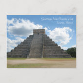 Carte Postale Salutations de Chichén Itzá, Mexique (Devant)