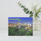 Carte Postale Salutations de Cincinnati, Ohio ! (Debout devant)