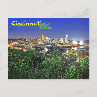 Carte Postale Salutations de Cincinnati, Ohio !