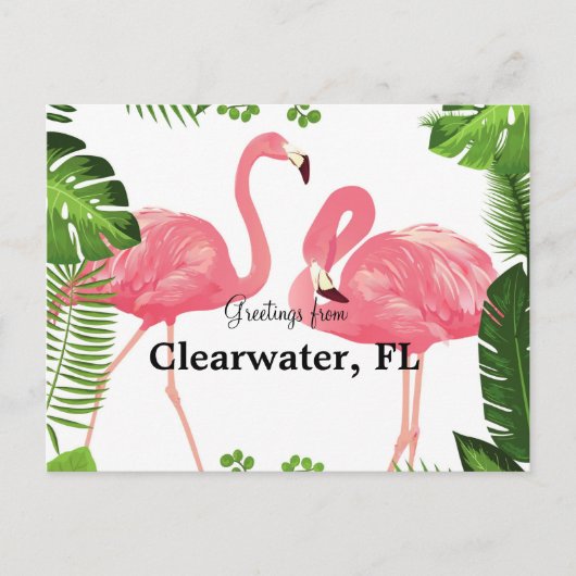 Carte Postale Salutations de Clearwater, FL (Devant)