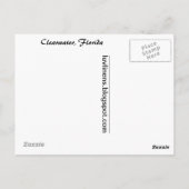 Carte Postale Salutations de Clearwater, Floride (Dos)