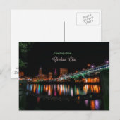 Carte Postale Salutations de Cleveland, Ohio (Devant / Derrière)