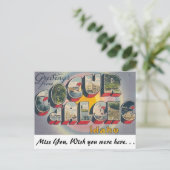 Carte Postale Salutations de Coeur d'Alene, Idaho (Debout devant)