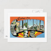 Carte Postale Salutations de Columbia, SC (Devant / Derrière)