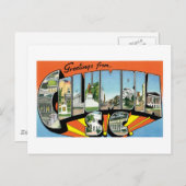 Carte Postale Salutations de Columbia, SC (Devant / Derrière)