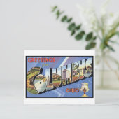 Carte Postale Salutations de Columbus Postcard (Debout devant)