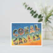 Carte Postale Salutations de Coral Gables, Floride Travel (Debout devant)
