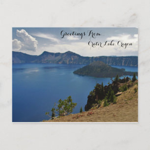 Carte Postale Salutations De Crater Lake