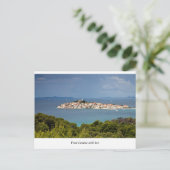 Carte Postale Salutations de Croatie, Primosten (Debout devant)