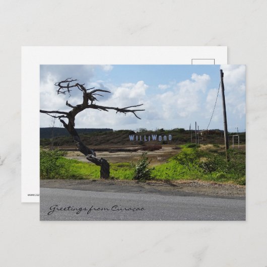 Carte Postale Salutations de Curaçao (personnalisable) (Devant / Derrière)