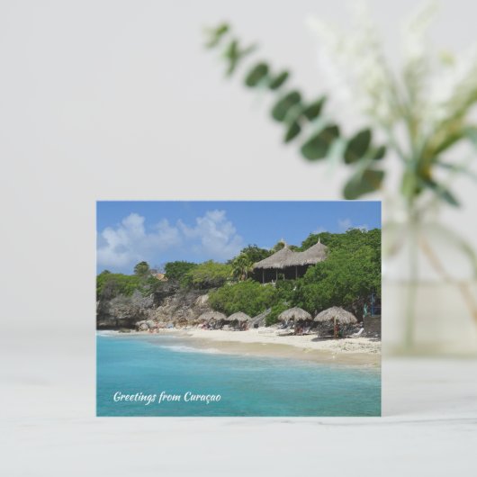 Carte Postale Salutations de Curaçao (personnalisable) (Debout devant)