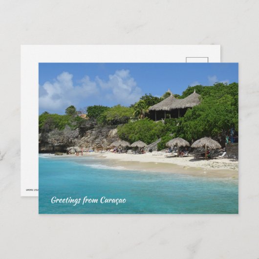 Carte Postale Salutations de Curaçao (personnalisable) (Devant / Derrière)
