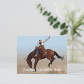Carte Postale Salutations De Dallas, Texas Rodeo Postcard (Debout devant)