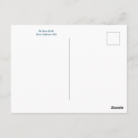 Carte Postale Salutations de Davis ! (Dos)