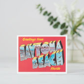 Carte Postale Salutations de Daytona Beach, Floride Travel (Debout devant)