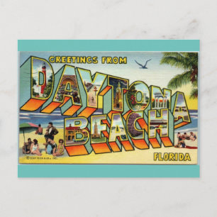 Carte Postale Salutations de Daytona Beach Floride Voyage