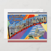 Carte Postale Salutations de DC (Devant / Derrière)