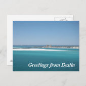 Carte Postale Salutations de Destin (Devant / Derrière)