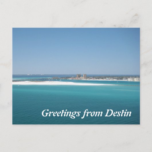 Carte Postale Salutations de Destin (Devant)