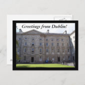 Carte Postale Salutations de Dublin ! (Devant / Derrière)
