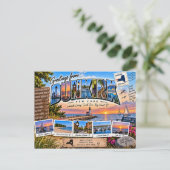 Carte Postale Salutations de Dunkerque New York (Debout devant)