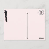 Carte Postale Salutations De ... Écureuil noir (Dos)