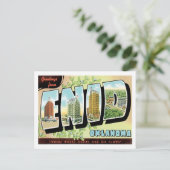 Carte Postale Salutations De Enid Oklahoma City US (Debout devant)