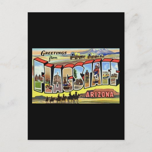 Carte Postale Salutations de Flagstaff Arizona (Devant)