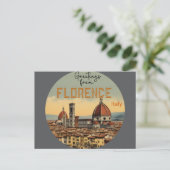 Carte Postale Salutations de Florence Italie (Debout devant)