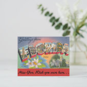 Carte Postale Salutations de FLORIDA (Debout devant)