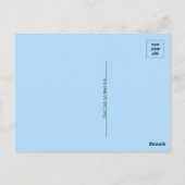 Carte Postale Salutations de Florida Beach Snowman (Dos)