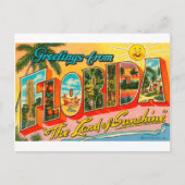 Carte Postale Salutations De Floride (Devant)