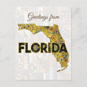 Carte Postale Salutations de Floride (Devant)