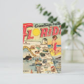 Carte Postale Salutations de Floride (Debout devant)