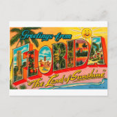 Carte Postale Salutations De Floride (Devant)
