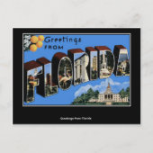 Carte Postale Salutations de Floride (Devant)