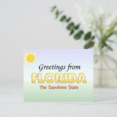 Carte Postale Salutations de Floride (Debout devant)