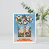 Carte Postale Salutations de Floride, Sunshine State Travel (Debout devant)