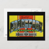 Carte Postale Salutations de Frankfort Kentucky (Devant / Derrière)