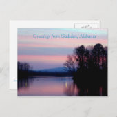 Carte Postale Salutations de Gadsden, AL (Devant / Derrière)