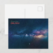 Carte Postale Salutations de Galaxy (Devant / Derrière)