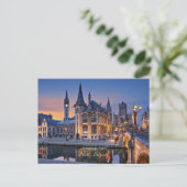 Carte Postale Salutations de Gand, Belgique, (Debout devant)