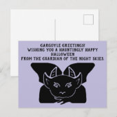Carte Postale Salutations de Gargouille (Devant / Derrière)