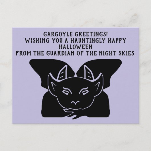 Carte Postale Salutations de Gargouille (Devant)