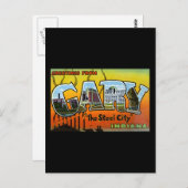 Carte Postale Salutations de Gary Indiana (Devant / Derrière)