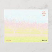 Carte Postale Salutations De Georgia Peach Orchard (Dos)