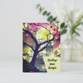 Carte Postale Salutations de Georgia Wetland Art Card (Debout devant)