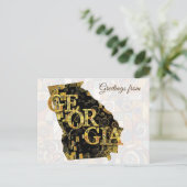 Carte Postale Salutations de Géorgie (Debout devant)